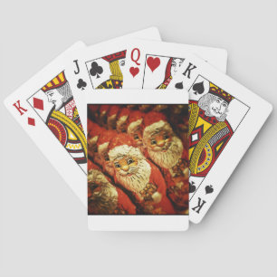 Santa Weihnachten Fröhlich Freude Frieden Jahresze Spielkarten