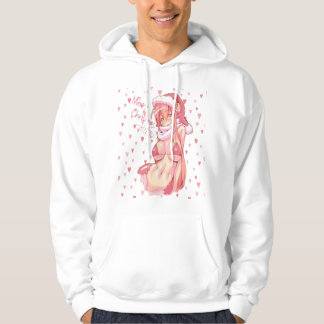 Santa-Weihnachten sexy Anime-Bikini Hoodie