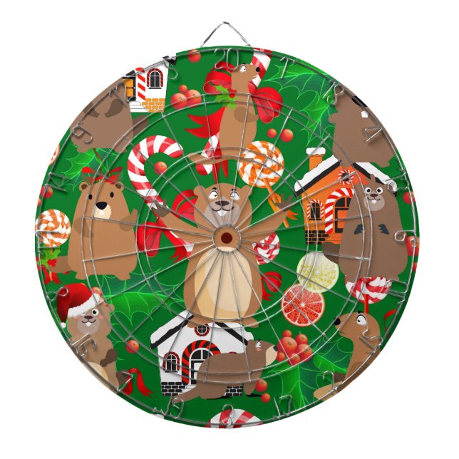 Santa Weihnachtsgopher Dartscheibe (vorne)