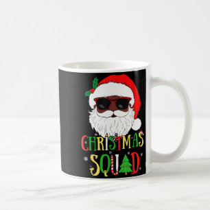 Santa-Weihnachtstruppe Schwarze Männer Afroamerika Kaffeetasse