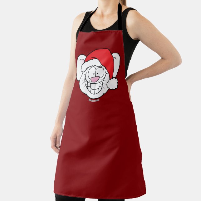 Santa Weiße Weihnachten Maus Screwball Grafiken Schürze (InSitu)