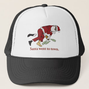 santa_went_to_town truckerkappe