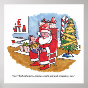 Santa Wet mattes Poster