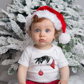 Santa, wie alt bin ich? baby t-shirt