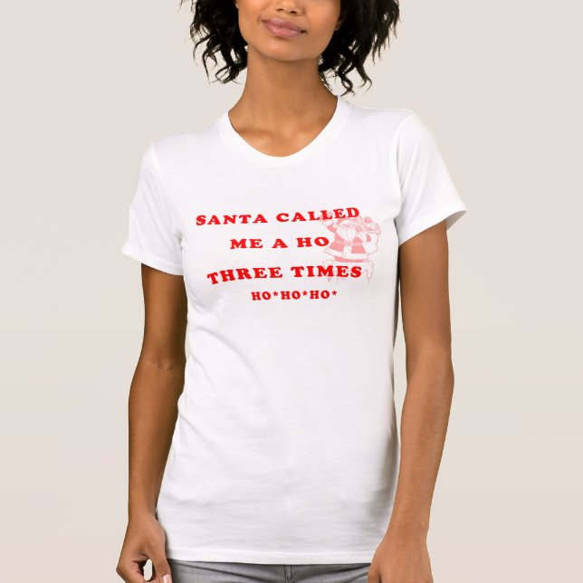 Santa Women's Jersey T - Shirt (Vorderseite)
