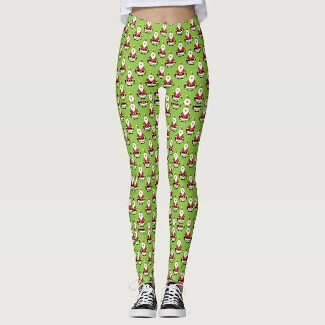 Santa Women's Leggings (Vorderseite)