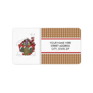 Santa Workshop-Adresse Mailing-Labels Adressaufkleber
