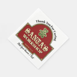 Santa-Workshop Napkins Serviette