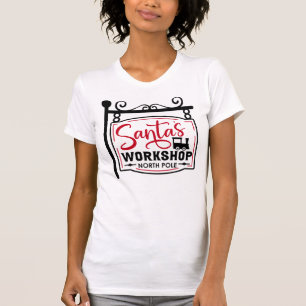 Santa-Workshop-Zeichen T-Shirt