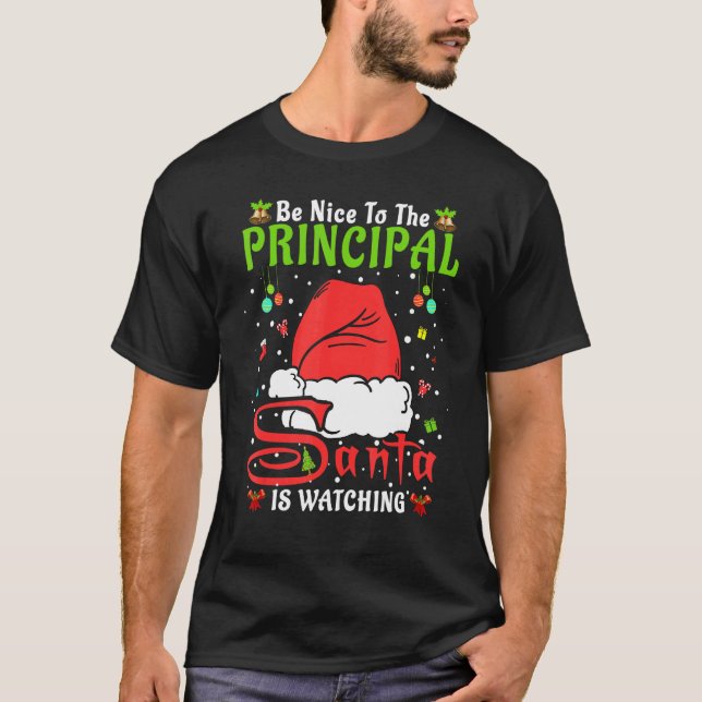 Santa Xmas Pajamas sind nett zum Hauptchristen T-Shirt (Vorderseite)