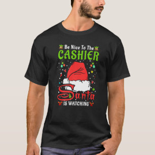 Santa Xmas Pajamas sind nett zum Kassierer Christm T-Shirt
