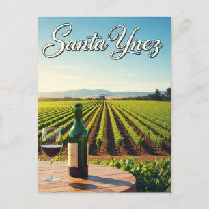 Santa Ynez California Postkarte