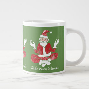 Santa Yoga   Jumbo-Tasse