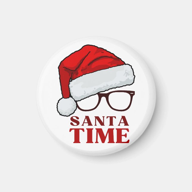 Santa-Zeit  Magnet (Vorne)