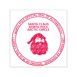Santa zertifiziertes Geschenk für Kinder am Nordpo Permastempel