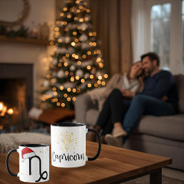 Santa Zodiac Capricorn Mug Tasse