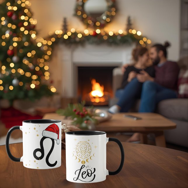 Santa Zodiac Leo Mug Tasse (Von Creator hochgeladen)