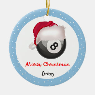 Santaball personalize keramikornament