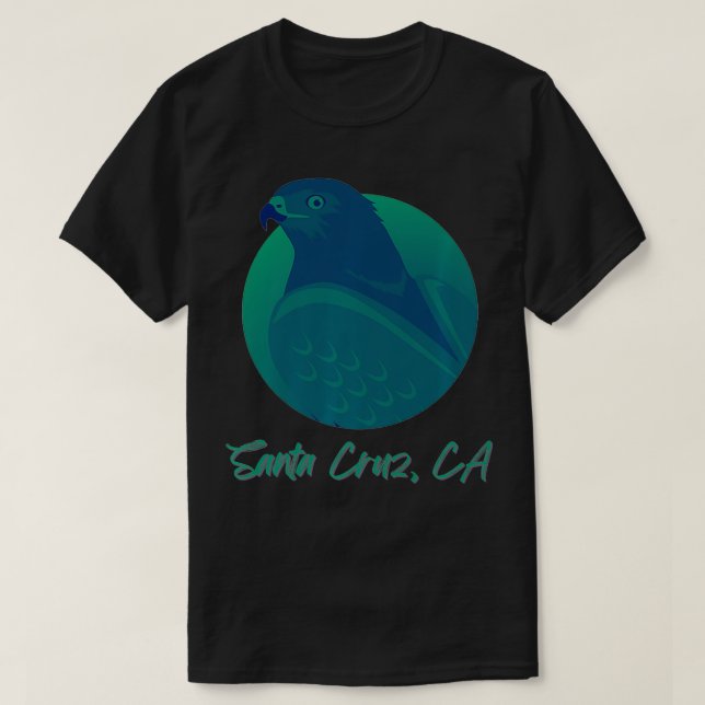 SantaCruz CA Osprey Sea Green Raptor Ocean Bird T-Shirt (Design vorne)