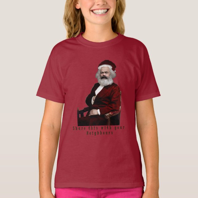 SantaKarl MarXmas T-Shirt (Vorderseite)