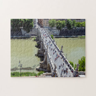 Sant'Angelo Bridge Airview - Rom, Italien Puzzle