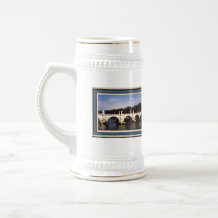 Sant'Angelo Bridge in Rom, Italien Bierglas