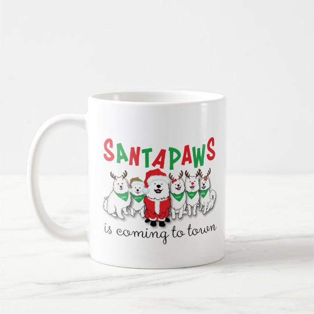 Santapaws kommt in die Stadt Kaffeetasse (Links)