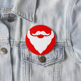 Santas-Bart-Knopf Button