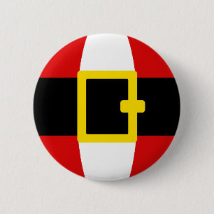 Santas Bauchgürtel Lustiger Weihnachtsmann Weihnac Button