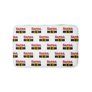 "SANTA'S BELT" BADEMATTE