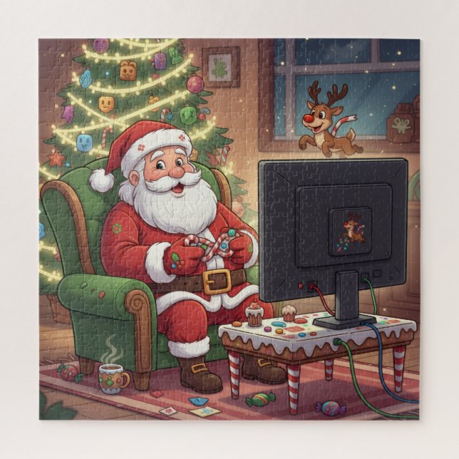 Santa's Christmas Game Break Puzzle (Vertikal)
