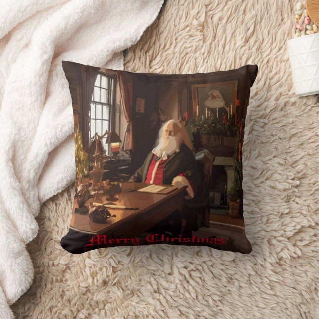 Santa's Cosy Nook Kissen (Decke)