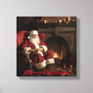 Santa's Cosy Nook Leinwanddruck