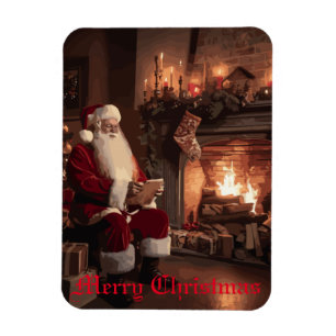 Santa's Cosy Nook Magnet