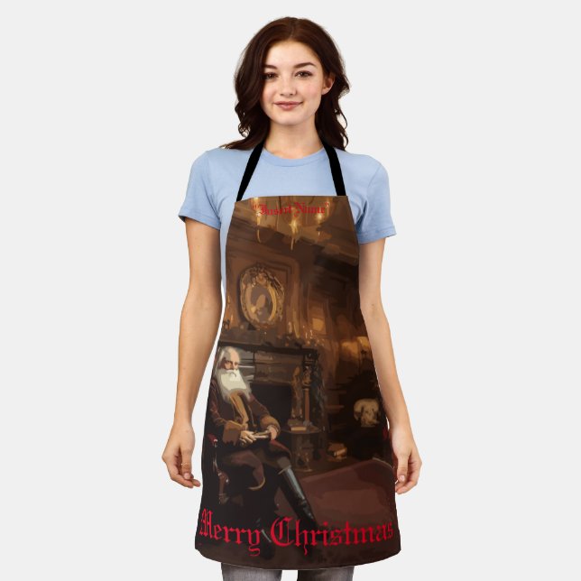 Santa's Cosy Nook Schürze (Getragen)