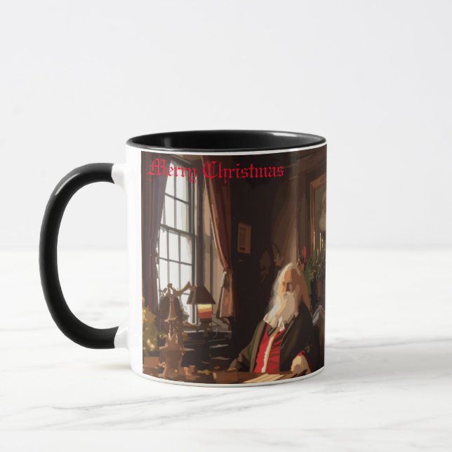 Santa's Cosy Nook Tasse (Links)
