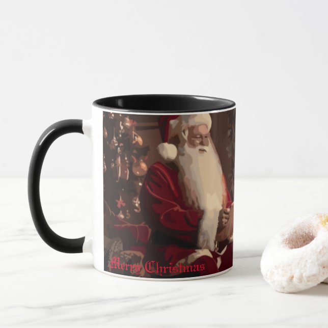 Santa's Cosy Nook Tasse (Mit Donut)