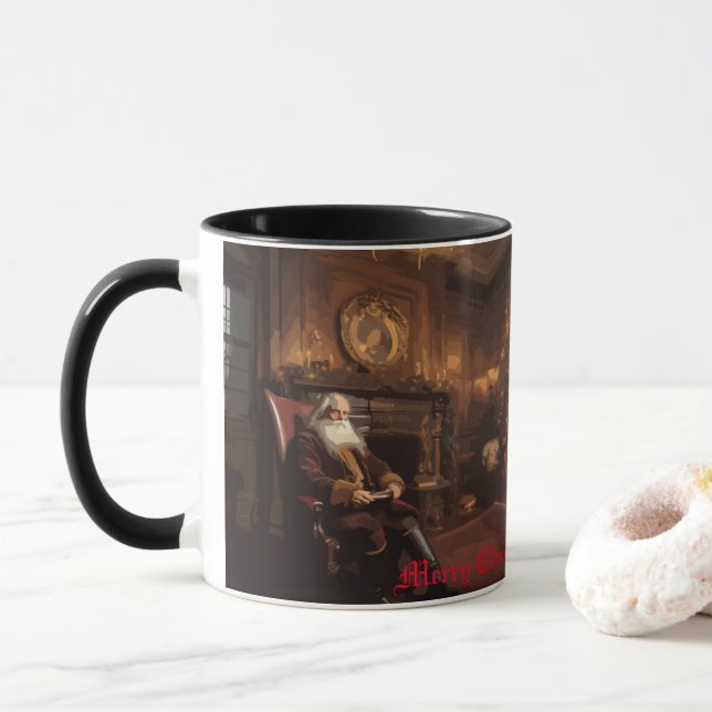 Santa's Cosy Nook Tasse (Mit Donut)