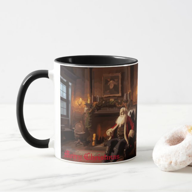 Santa's Cosy Nook Tasse (Mit Donut)
