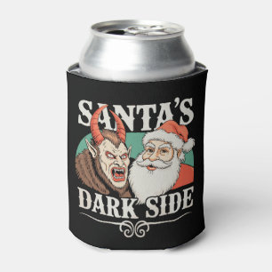 Santas dunkle Seite Krampus Krampusnacht Weihnacht Dosenkühler