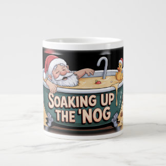Santa's Eggnog Spa Jumbo-Tasse
