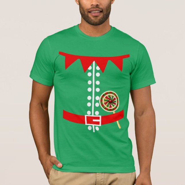 Santas Elf Costume T-Shirt (Vorderseite)