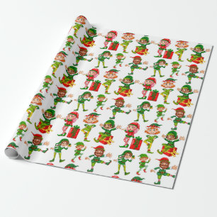 Santa's Elfen  Geschenkpapier