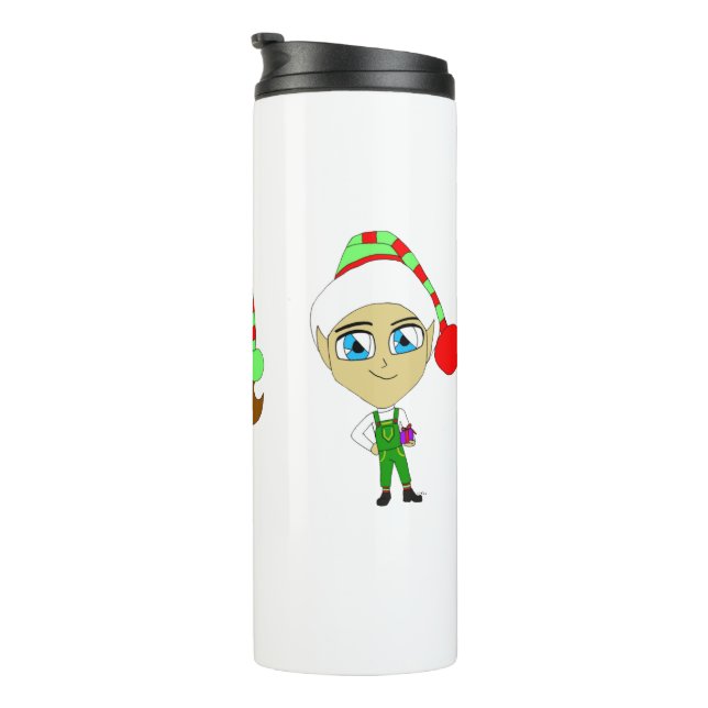 Santas elves thermosbecher (Nach rechts gedreht)