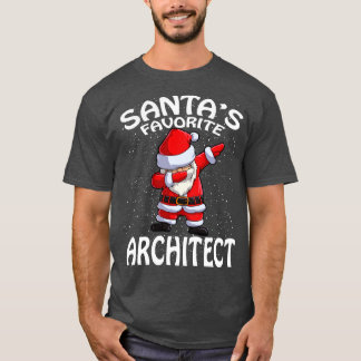 Santas Favorite Architect Weihnachten T-Shirt