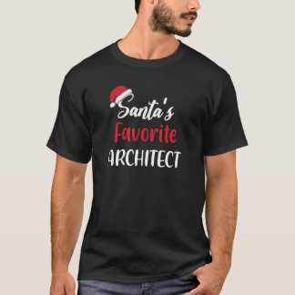 Santas Favorite Architecture Christmas Pajama Xma T-Shirt