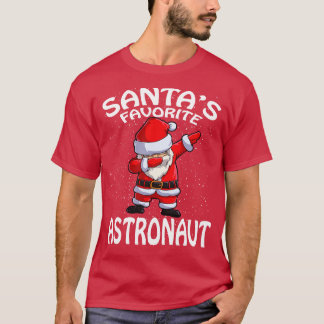 Santas Favorite Astronaut Weihnachten T-Shirt