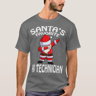 Santas Favorite Av Techniker Weihnachten T-Shirt