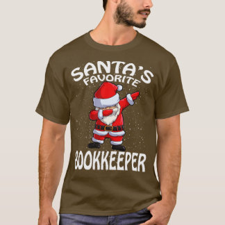 Santas Favorite Bookkeeper Weihnachten T-Shirt