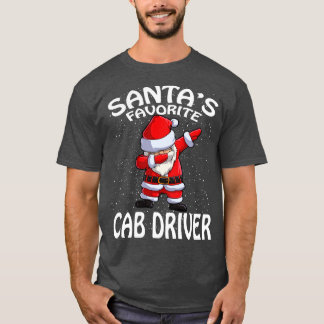 Santas Favorite Cab Driver Weihnachten T-Shirt